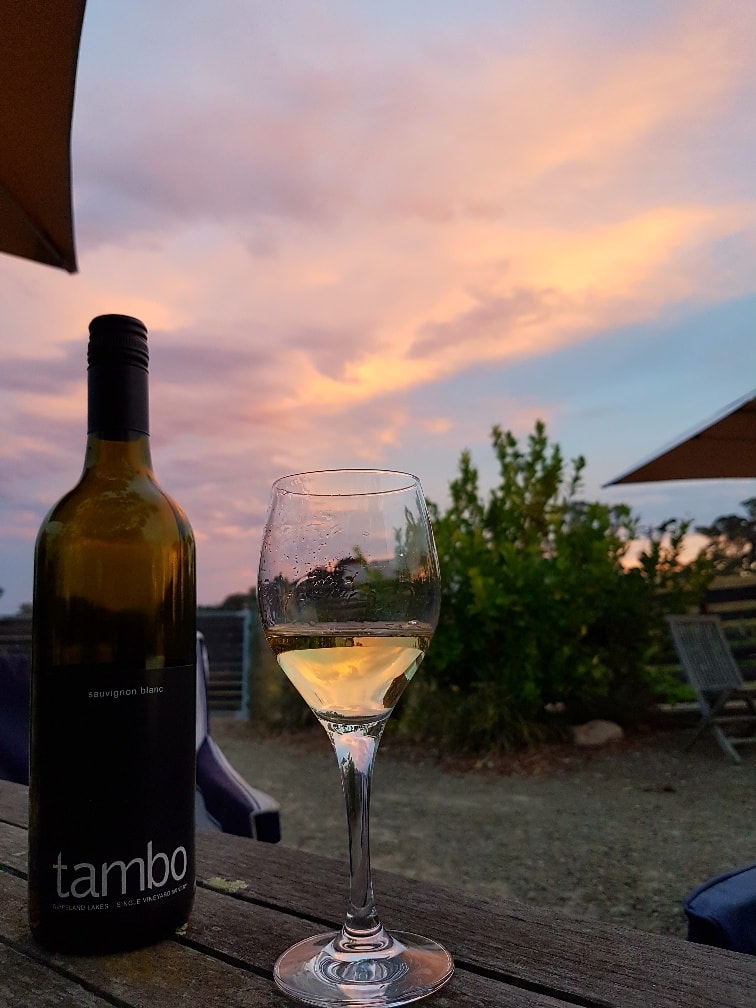 Sunset at Vineyard